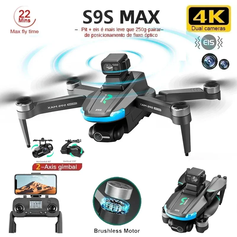 Drone Camera Wide Angle - NOWOŚĆ S9S MAX MINI Drone 4K