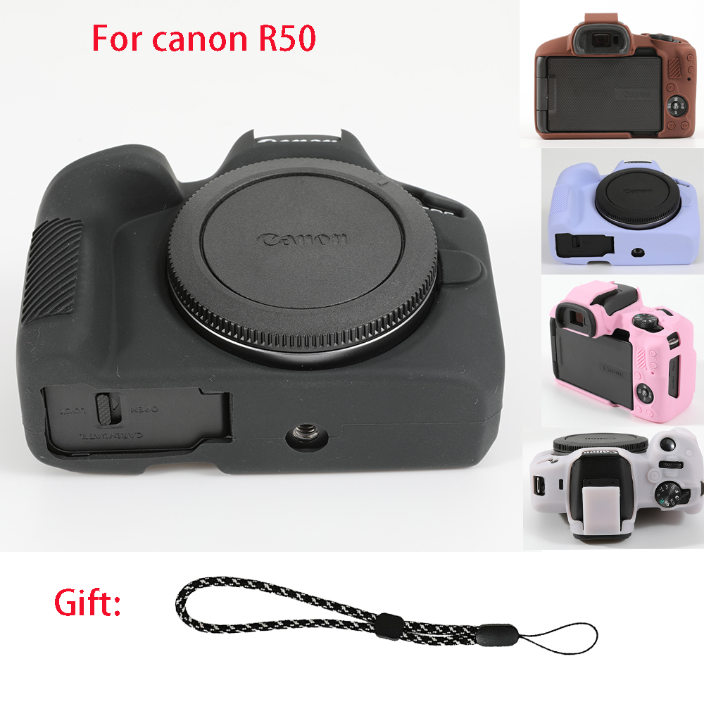 Canon Camera Eos R50 - Silikonowa torba na aparat fotograficzny, odpowiednia