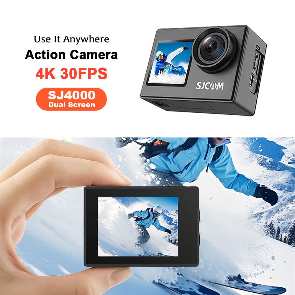 Drone Camera Action - Kamera sportowa SJCAM SJ4000 4K/30 fps,