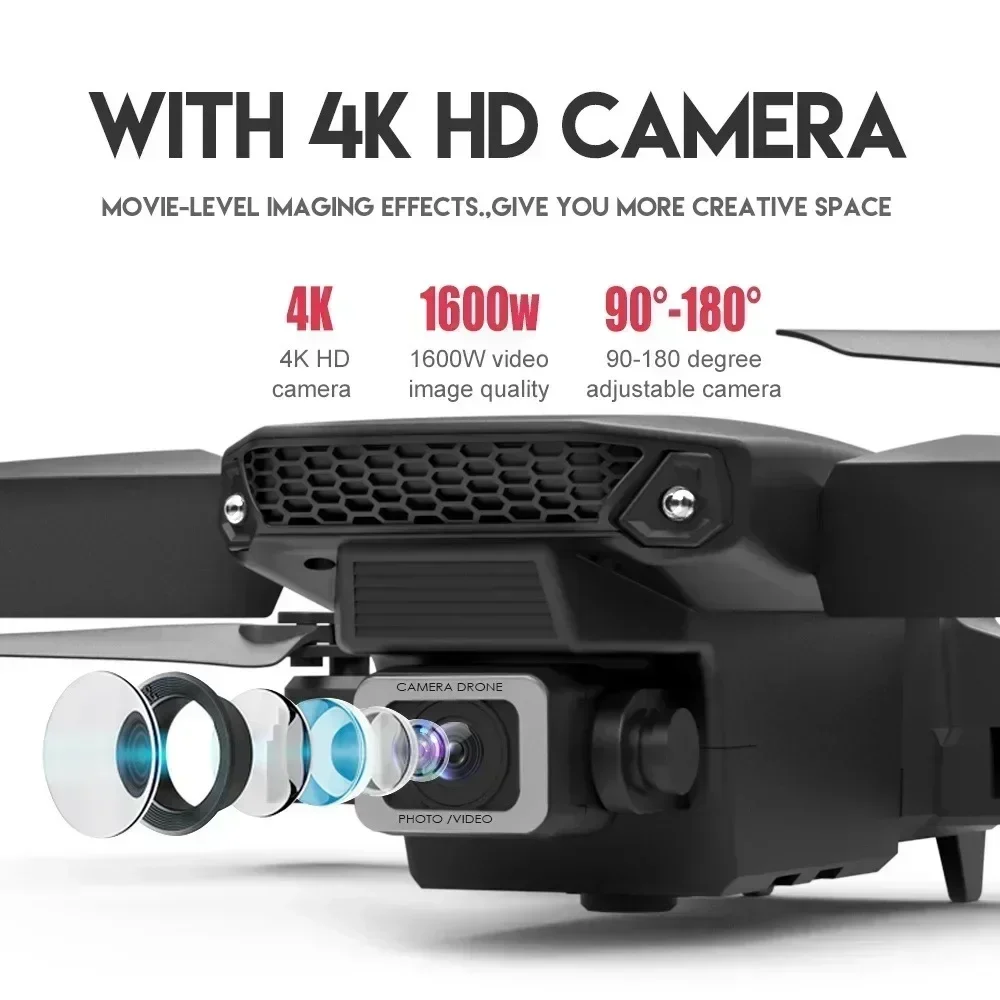 E88 Pro WIFI FPV Drone Wide An – Drone Camera Lens recenzja i cena